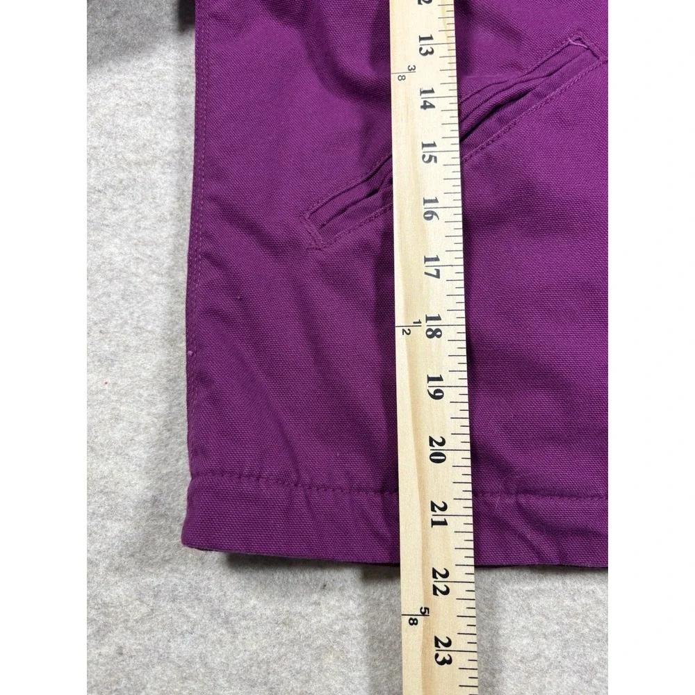 Carhartt Girl's Large (14) Sierra Sherpa-Lined Jacket - Plum Caspia - TK6303-B